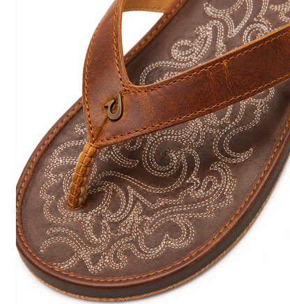 Harbor Wave Leather Sandals